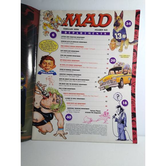 MAD #462 Marvel Comic Book 2006 American Idol Cover Comedy Spoof Parody - Picture 2 of 5